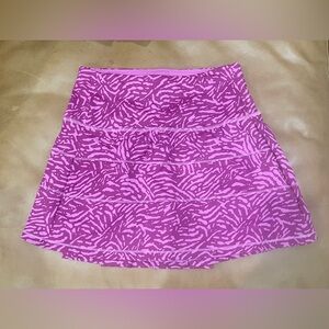 High-waisted Tennis Skirt with pockets.